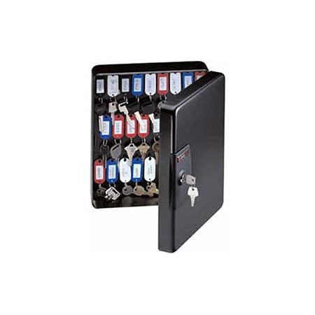 Sentry Safe SentrySafe 50 Key Capacity KB-50 Key Box, Key Lock, 0.24 Cu. Ft. Capacity, Black KB50